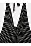 32931 Degaje Collar Polka Dot Top-Black - 8