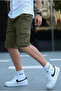 Cargo Pocket Shorts Lycra Cotton Trousers Capri - 2