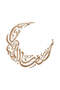 Eid T-Shirt - Golden Crescent Noor Embroidered Design, Premium Polycotton, Breathable Unisex Festive Wear for Men & Women - 5