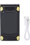 Flip Phone Unlocked with Alloy Hinge, Dual Screen 9 Speed Dial Voice Broadcast, 4800mAh Battery, Dual SIM GSM (Black) - 5
