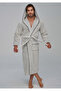 Men's Hooded Plaid Bamboo Cotton Soft Absorbent Luxury Bathrobe