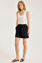 Embroidered Motif Cotton Shorts - 3