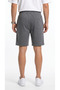 Men's Smoked Comfort Shorts with Ribbed Front Pockets and Zippered Back Pocket Detail - 5