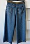 Belted Soft Textured Jeans - 6
