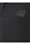 Silicon Badge Polo Men's Black T-Shirt - 5