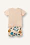100% Cotton Animal Printed 2-Piece Salmon Pajama Set for Baby Boys H5392A526HS - 4