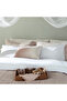 Plum 100% Cotton Double Duvet Cover Set 200X220 cm White - 2