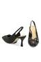 Wicker Textured Stiletto Women's Shoes 040 Nero (Black) - 5