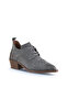 Gray Nubuck Women's Heeled Boots - 2