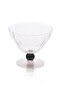 Glass Ice Cream Bowl and Dessert Presentation Bowl Black 240 ml - 3