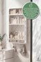 Adhesive Wall Shelf Organizer Bathroom Kitchen Organizer Shampoo Holder Towel Holder Multi-Purpose