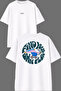 Find Your Design Front and Back Printed White Oversize T-Shirt