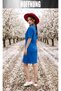 Women's Short Sleeve Crew Neck T-Shirt Dress Nightgown - 4