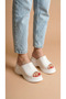 High Platform Wedge Heel Single Large Stripe Skin Summer Women's Slippers Sandals Shoes - 2