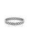 Dm-Sb-005-Ss Silver Color Men's Steel Bracelet