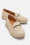 Women's Stoned Casual Shoes Beige Denim