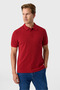 Regular fit red polo collar t-shirt - 3