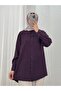 Sima Short Front Long Back Shirt-Ma3011 Plum