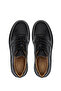 Men's Genuine Leather Black Sneakers & Sports Shoes - 5