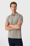 Regular fit sage polo neck t-shirt