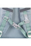 Relaxion 2462 Children's Water Green Plush Functional School Bag with Keychain - 7
