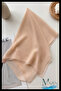 Beige Chiffon Scarf |   Women's Neck Scarf |   Thin Light Fabric Accessory 45X45 cm - 2