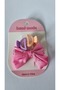 Girl's 3-Piece Bow and Mini Clip Buckle Set Colorful Hair Accessory