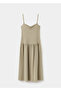 Ruched V-neck dress - 3