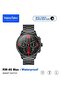 Haino Teko RW-60 Max Waterproof Smartwatch With AMOLED Display LED Torch Light and 3 Pair Straps Designed for Men Black - 4