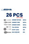 Silver Cutlery Set, 26 Pieces with Holder. / 3464 - 2