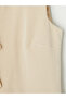 Nevavm Contrast Linen Blend Women's Vest - 6