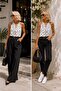 Gold Halter Neck Polka Dot Draped Blouse