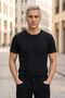 Couple Combination Set of 2 Crew Neck Short Sleeve Basic T-Shirts - Cotton Lycra Flexible Comfortable Cut Casual Couple T-Shirt - 7