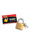 Yellow Padlock 50 mm Strong Body Security Lock with 3 Keys - 2