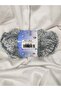 Puffy Sparkle Silver Hand Knitting Yarn 100Gr. 100 Meters. (1 Piece) - Color: 1709 - 2