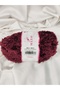 Puffy Burgundy Hand Knitting Yarn 100Gr. 100 Meters. (1 Piece) - Color: 1236 - 2
