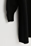 Button Detailed Knitwear Tunic - Black - 3
