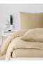 Cotton Satin Striped Elastic Sheet Double Duvet Cover Set