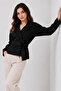 Belted Short Trench Coat B5970 Black - 2
