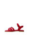 Women's Flat Sandals with Buckle Closure - 4