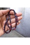 6X10 mm Camphor Wood and 6X10 mm Katelin Capsule Cut Rosary Beads (Two in One) - 3