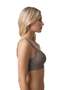 Seamless Bra - Oatmeal |   Laser Cut Underwire-Free Textured Tulle Detailed Women's Bra 3-Pack - 5