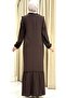 100% Cotton Viscose Tesettür Star Dress - 6