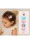 Hairless Baby Hair Clip Sparkling Blue Pink Set Pink (0-2 Years) - 3