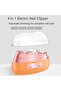 DENX 4 In 1 Electric Nail Clipper & Polisher, Automatic USB Rechargeable Nail Trimmer with UV light - 7