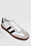 Genuine Leather Lace-Up Casual Sneaker Comfortable Men's Shoes White - 5
