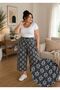 Women's Viscose Pocketless Battal Capri Relaxed Cut Plus Size - 3