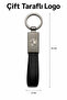 Bmw Keychain Shiny Metal & Leather – Double-Sided Logo, Premium Stylish Design, 12 X 2 cm Size, Car Accessory - 2