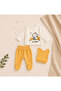 Cute Turtle 0-3 Months Embroidered 3-Piece Hospital Discharge Set - 2