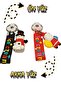 Christmas Themed Keychain 2 Pieces Will Be Sent - 3